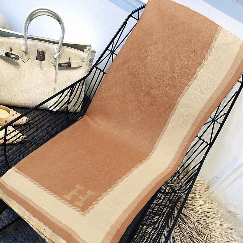 EXTREE Scarfs for Women Pashmina Silky Shawl Wrap for Evening Dressing Blanket Open Front Poncho Cape - Image 2